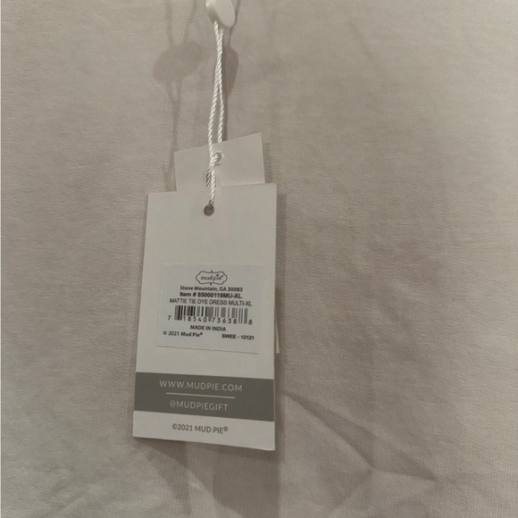 Mud Pie Women's Mattie Tie Dye Dress XL - Picture 2 of 2